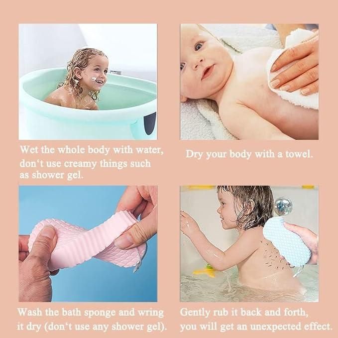 Ultra Soft Bath Body Shower Sponge (Pack of 1)